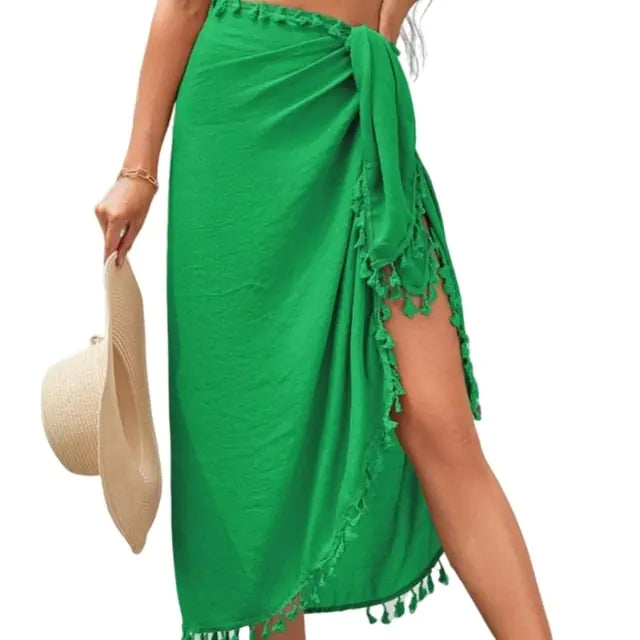 Womens Long Beach Cover Sarong | Croatia