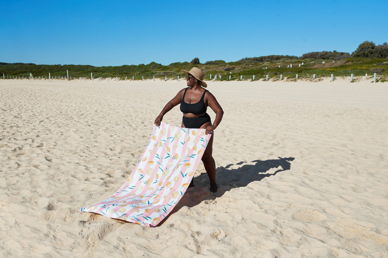 Recycled Beach Towel Made from Plastic Bottles | Lemons (Australia)