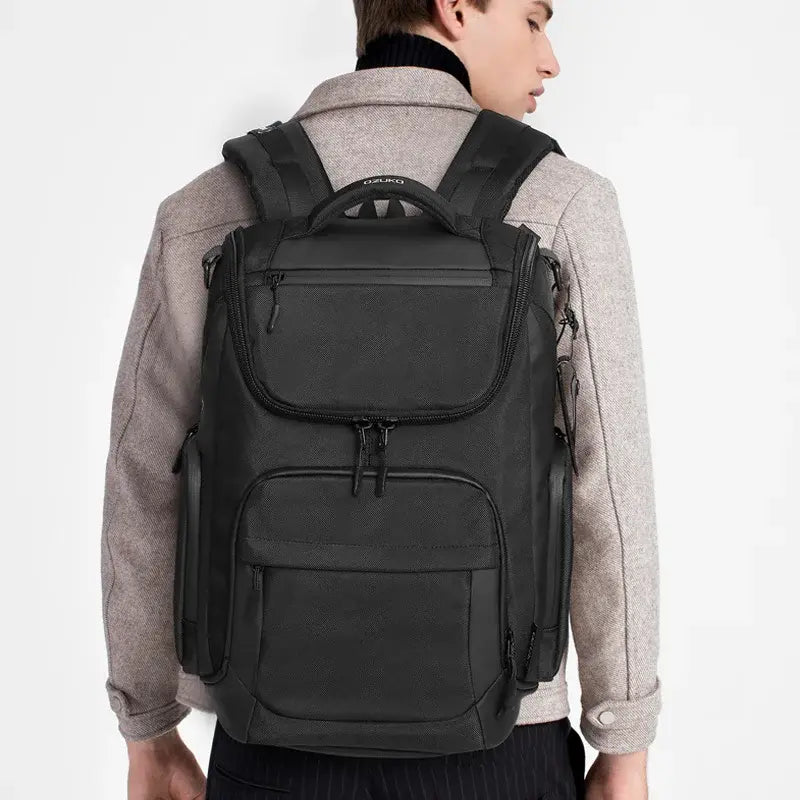 Men's Multifunction Waterproof Laptop Backpack