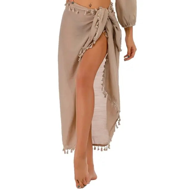 Womens Long Beach Cover Sarong | Croatia