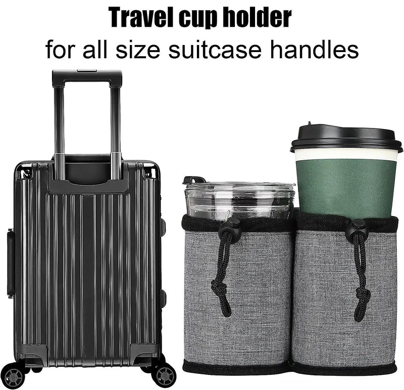 Luggage Handle Beverage Holder