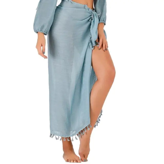 Womens Long Beach Cover Sarong | Croatia