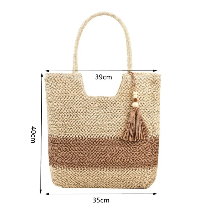 Straw Beach Shoulder Tote | Canada