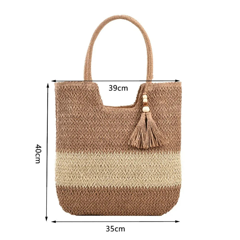 Straw Beach Shoulder Tote | Canada