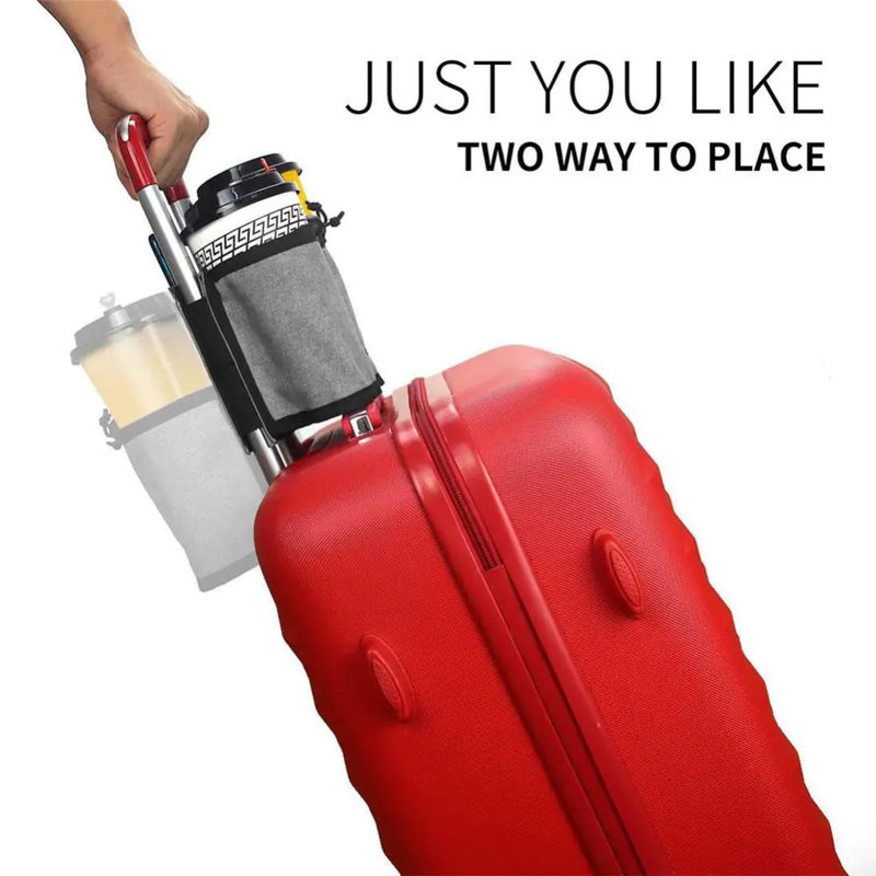 Luggage Handle Beverage Holder