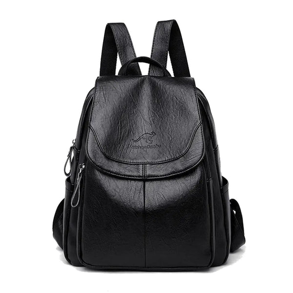 Women's Vintage Leather Backpack