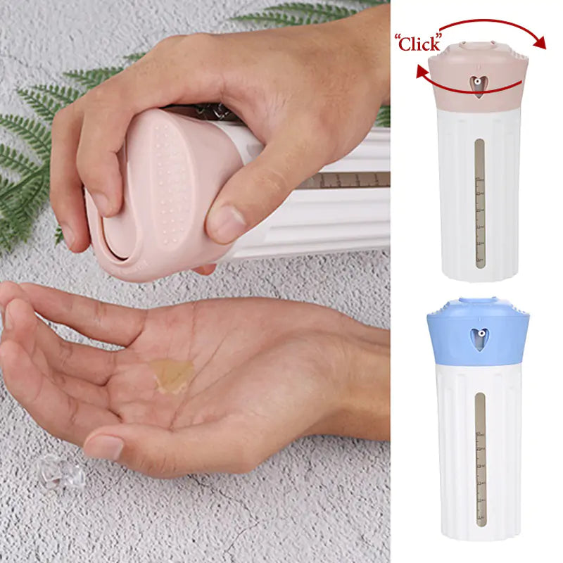 Travel Liquids Dispenser 4-In-1 Bottle