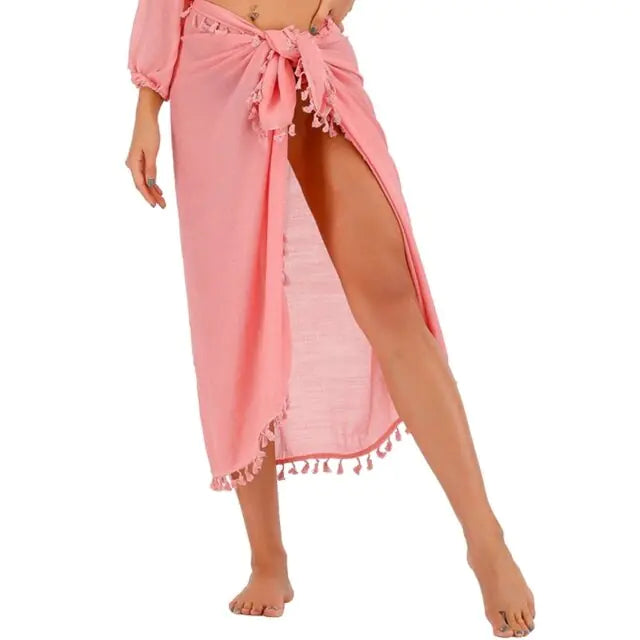 Womens Long Beach Cover Sarong | Croatia