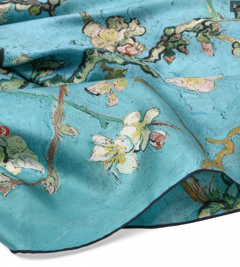 SALE: Limited Edition Van Gogh Italian Silk Luxury Scarf (Italy ...